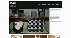 Desktop Screenshot of maxi-import.no